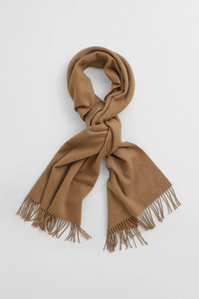 Wool scarf, Camel
