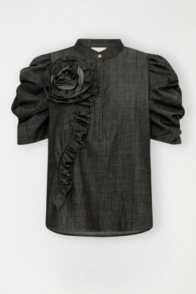 ZabinaGO Ci Blouse, Black washed