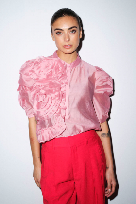 AnnsofiGO Blouse, Rose bloom