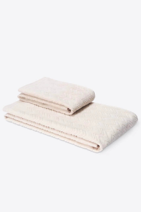 Chalk Shower towel, Beige
