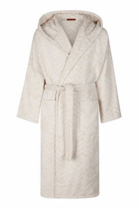 Rex Bathrobe Hooded, Beige
