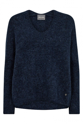 MMThora V-Neck Knit, Salute navy