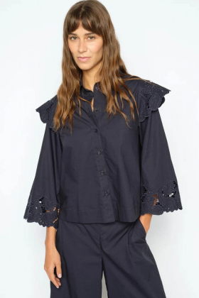 MMHeliam Broange Shirt, Salute Navy
