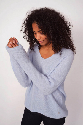 MMThora V-Neck Knit, Eventide