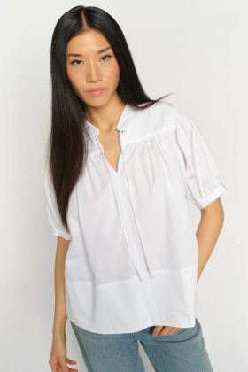 MMTarima SS Cotton Blouse,White
