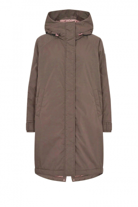 MMCali Parka Coat, Chocolate Chip