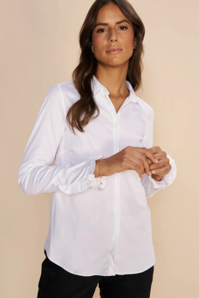 Mattie Flip Shirt, White