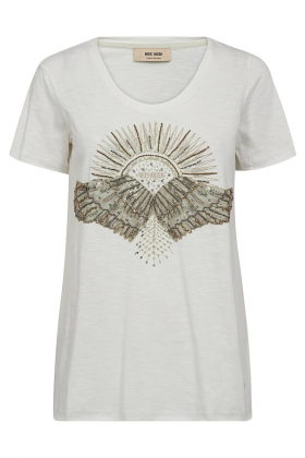 Nadine O-SS Deco Tee, Celadon Tint