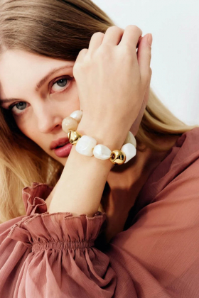 Winter Ibiza Bracelet, Beige