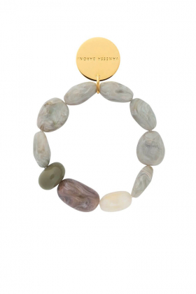 Unique Flex Bracelet, Snow green marble