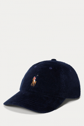 Corduroy ball cap, Aviator navy