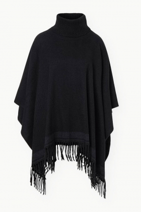 Wvn rua col-poncho, Black/charcoal