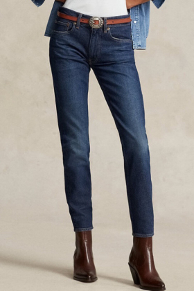 Mid-Rise Super-Slim Jeans, Celebes Wash