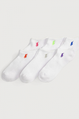 Ankle Sock 6-pack, White & Brights