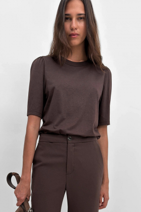 Dory top, Dark coffee 