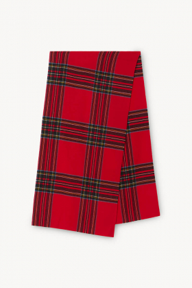 Tartan scarf, Red mulit