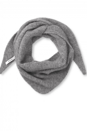 Zoe big scarf, Dark melange grey