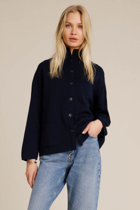 Spring Cardigan, Navy