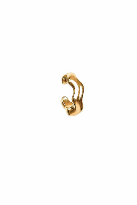 Bolded Wavy Cuff Shiny, Gold