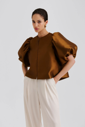 Cleo Blouse, Amber