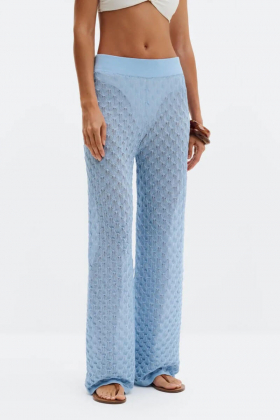 Alissa Knitted Pants, Sky