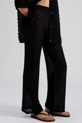 Alissa Knitted Pants, Black