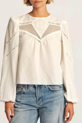 Bohemian Blouse, Off White