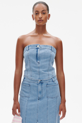 Mandi Top, Light Cool Denim