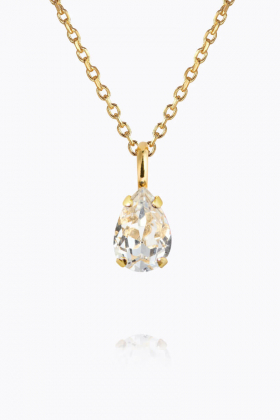 Amelia Necklace, Gold & Crystal