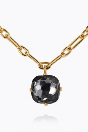 Noomi Necklace Gold, Black Diamond