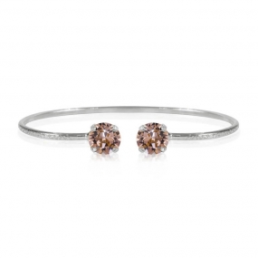 Classic Petite Bracelet, Rhodium & Vintage Rose