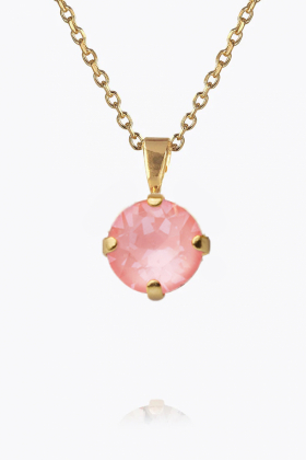 Classic Petite Necklace, Gold & Flamingo Ignite