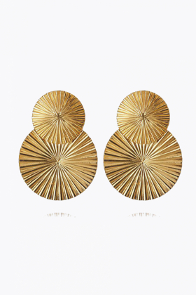 Odessa Earrings, Gold