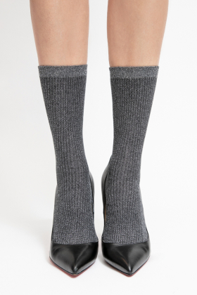 MRS HOSIERY Mrs Infinity II Classic Socks Grey Silver Ac