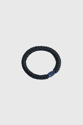 Elastic Hair Tie, Dark Blue