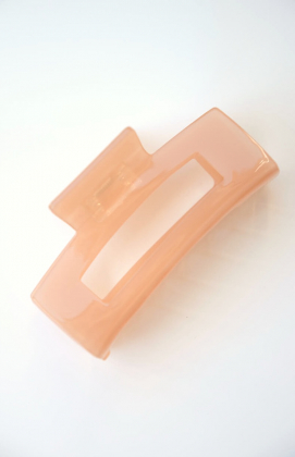 Medium Square Claw, Peach