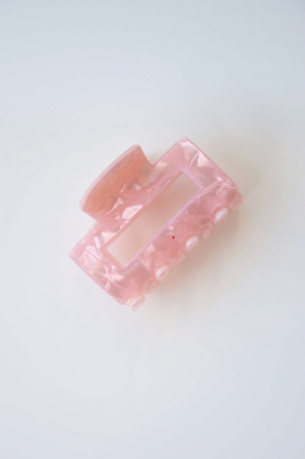 Small Square Claw, Pink Coral