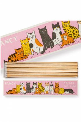 Long Matchbox, Fancy Cat Safety Matches