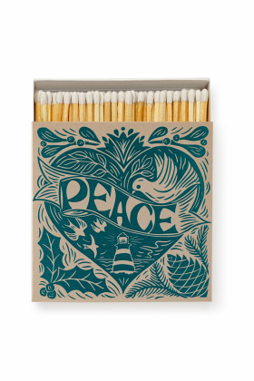 Square Matchbox, Christmas Peace