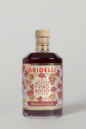 Aceto di vino rosso, 500ml Organic