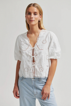 Avrille Blouse, White