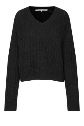 Brooky Knit V-Neck, Black