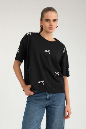 Nubetunia ss t-shirt, Caviar