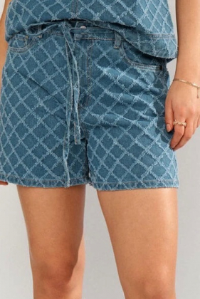 Nuemilia shorts, Medium Blue Denim