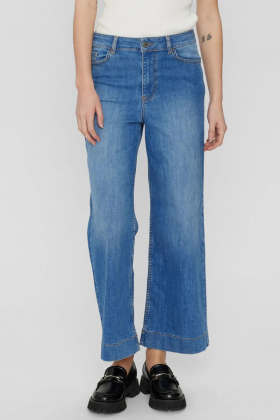 NuParis Jeans Cropped, Light Blue Denim
