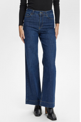 NuParis Jeans Long, Dark Blue Denim