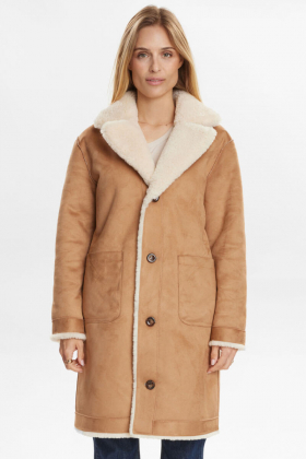 NuElliot Reversible Coat, Cognac