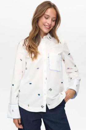 NuChiro Boxy Shirt, Cloud Dancer