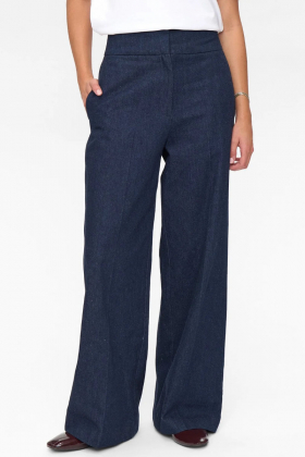 NuBussy Denim Long Pants, Dark Blue Denim