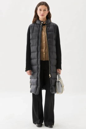Celia down coat, Black